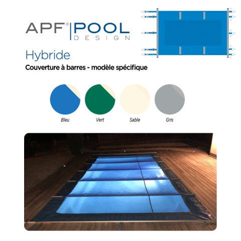Bâche à barre Hybride - 4 coloris