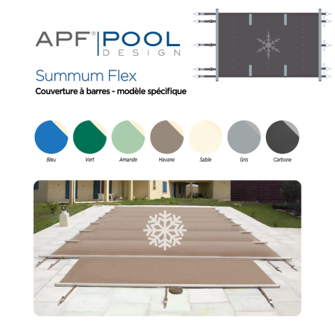 Bâche à barre Summum Flex - 7 coloris