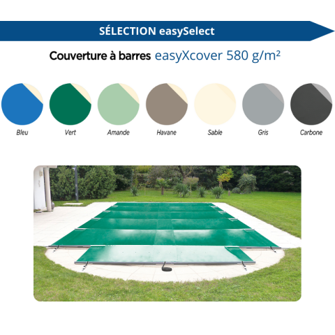 Bâche à barre Excel Discover - 7 coloris