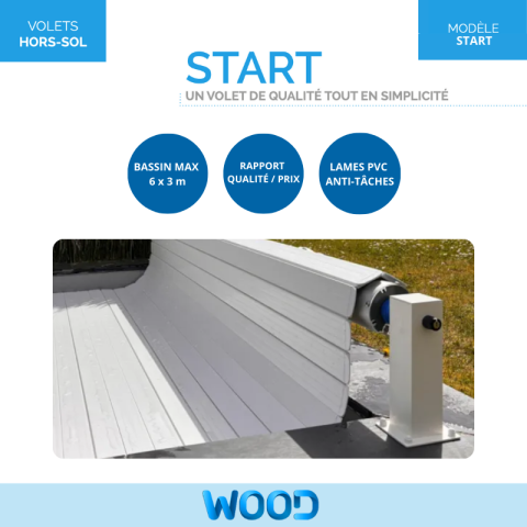 Volet hors-sol Wood Start