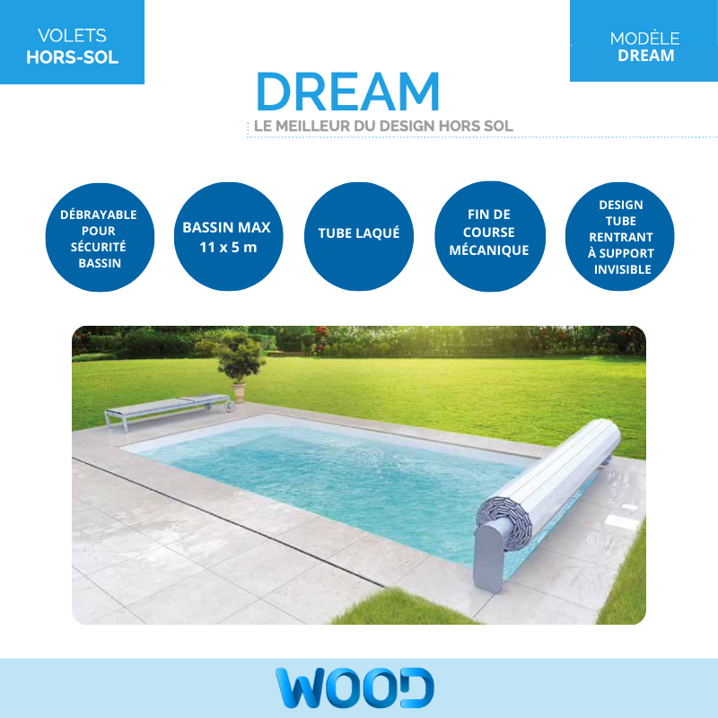 Couverture automatique hors-sol Wood One