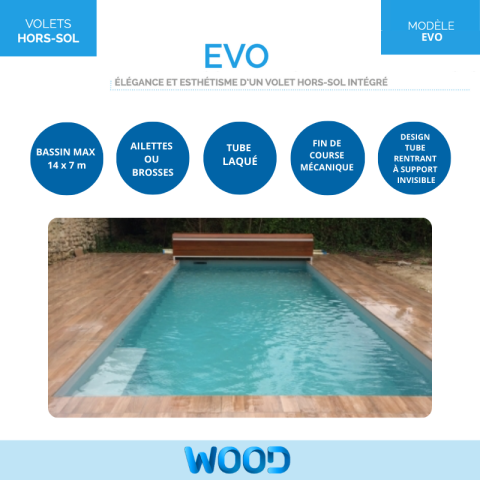 Couverture automatique hors-sol Wood Evo