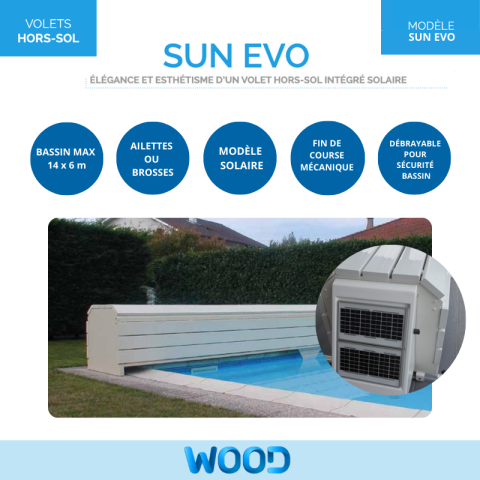 Couverture automatique hors-sol Wood Evo
