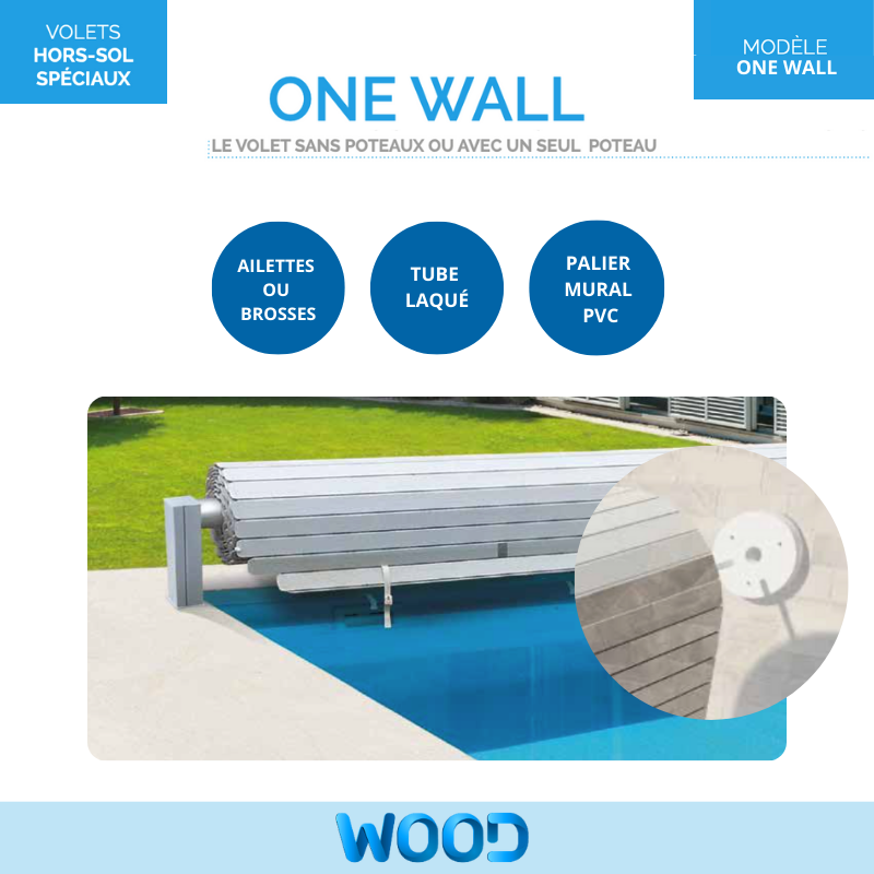 Couverture automatique hors-sol Wood One Wall