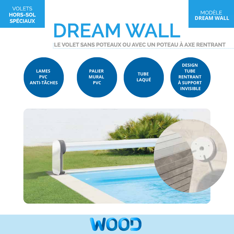 Couverture automatique hors-sol Wood Dream Wall