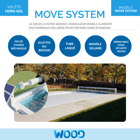 Couverture automatique hors- sol Wood Move System