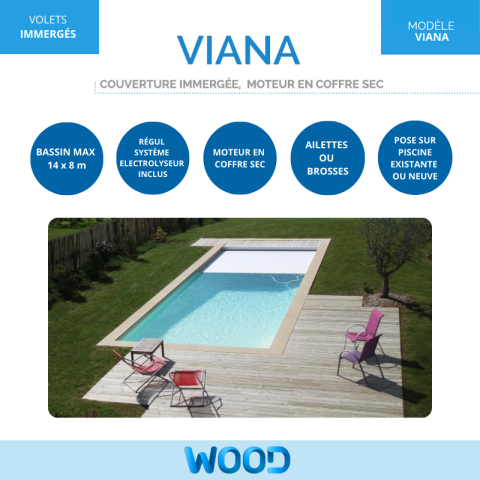 Couverture automatique immergée Wood Viana