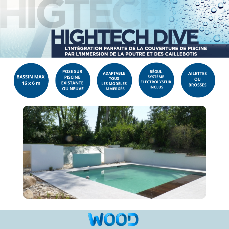 Couverture automatique immergée Wood Hightech Dive