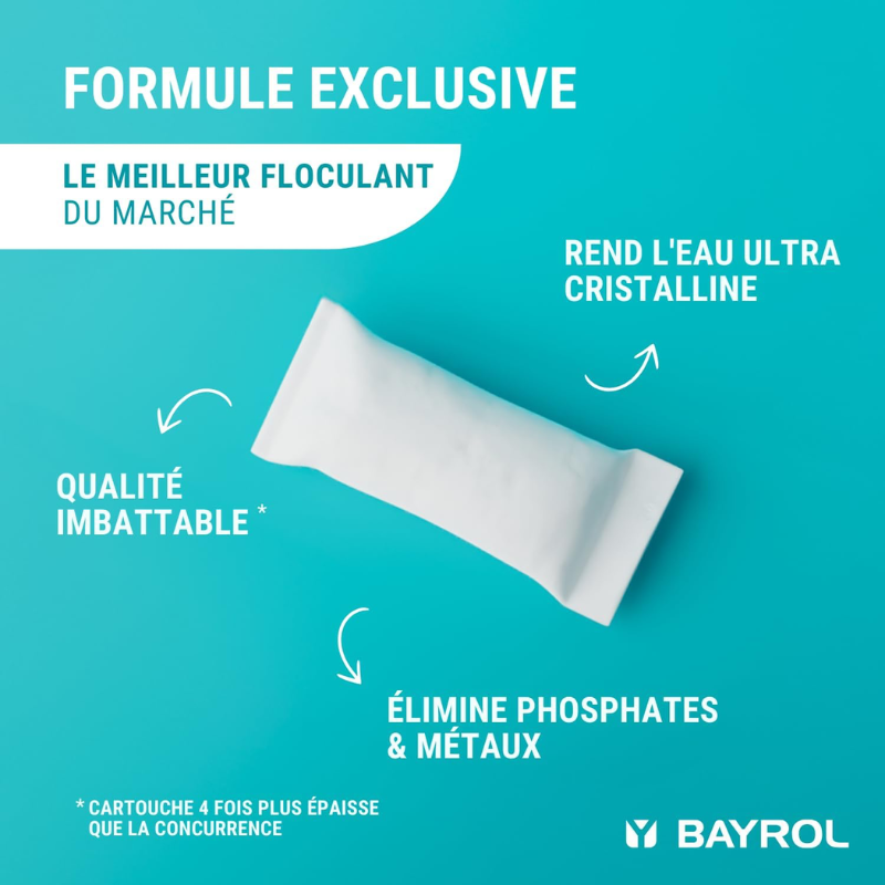 Floculation eau de piscine Bayrol Superflock Plus
