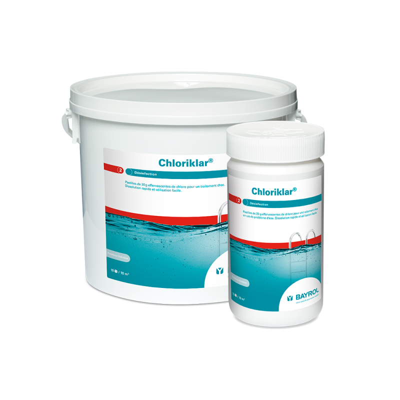 Traitement de l eau BAYROL Chloriklar chloration choc