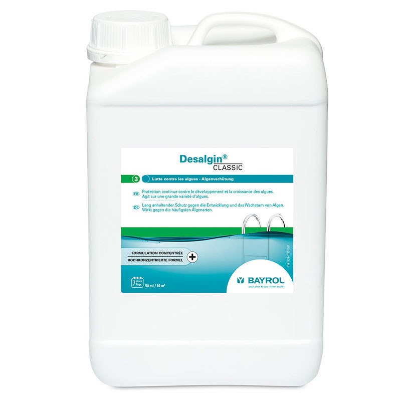 Algicide BAYROL Desalgine lutte contre les algues et clarifiant d'eau