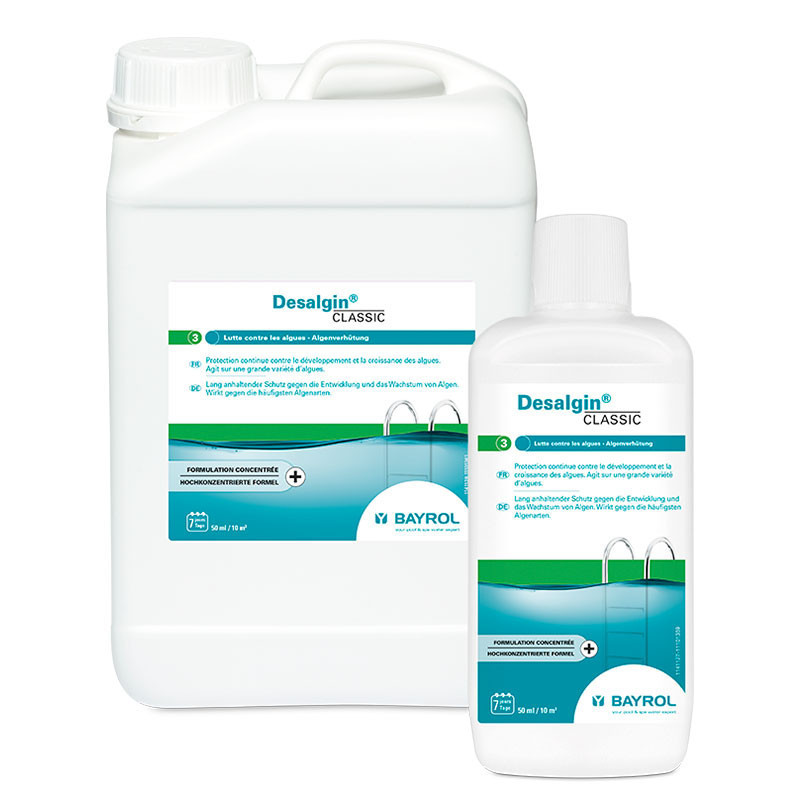 Algicide BAYROL Desalgine lutte contre les algues et clarifiant d'eau
