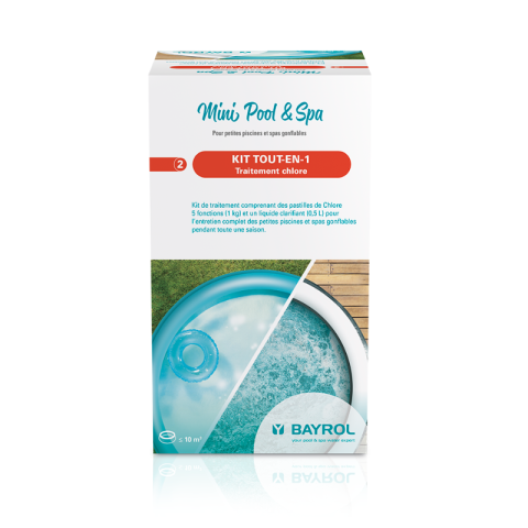 Kit Tout-en-1 traitement Chlore Bayrol Mini Pool & Spa