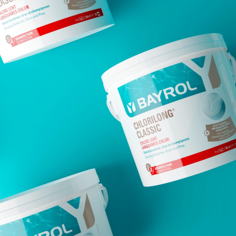 Entretien piscine BAYROL Chlorilong CLASSIC désinfection au chlore