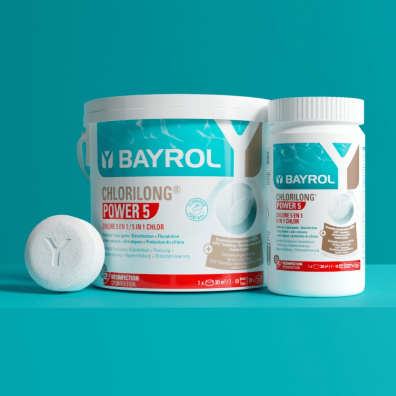 Chlore multifonctions Bayrol Chlorilong 5 fonctions