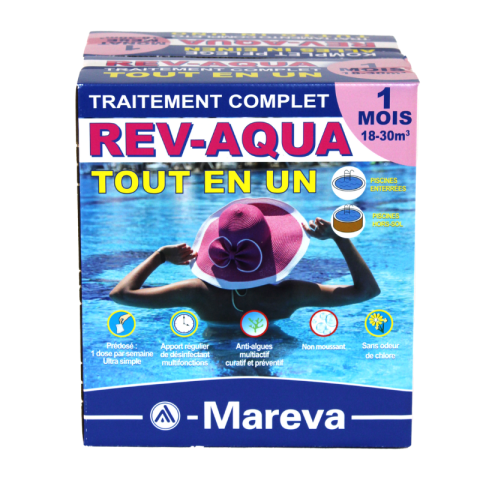 Traitement pour piscine Mareva Rev-Aqua tout en un
