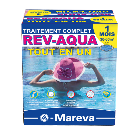 Traitement pour piscine Mareva Rev-Aqua tout en un