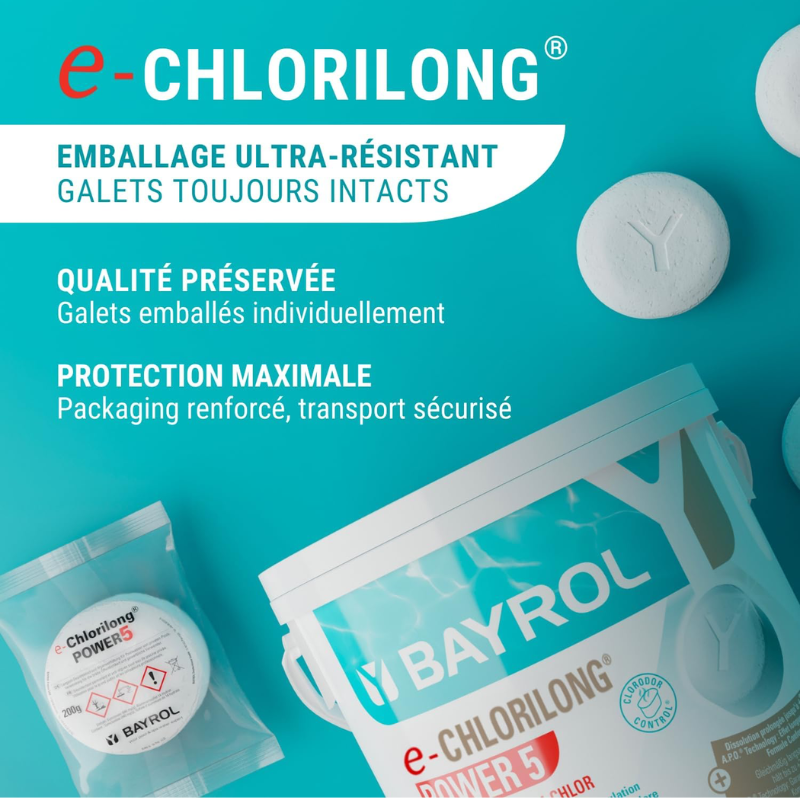 Chlore multifonctions Bayrol Chlorilong 5 fonctions