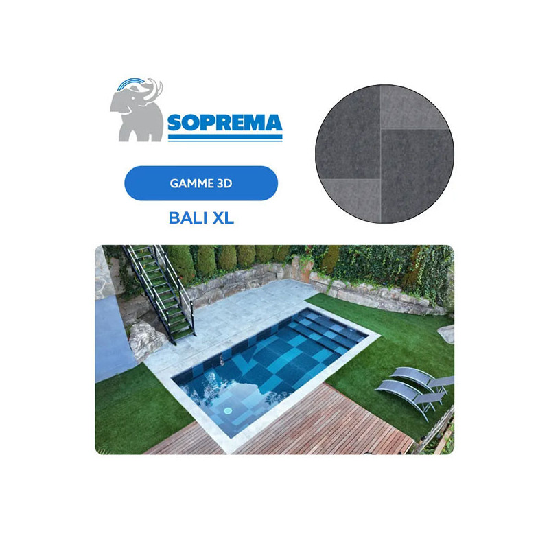 Liner PVC armé SOPREMAPOOL 3D 180/100e