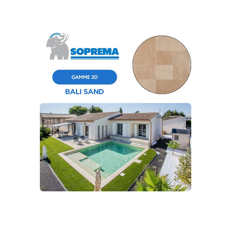 Liner PVC armé SOPREMAPOOL 3D 180/100e