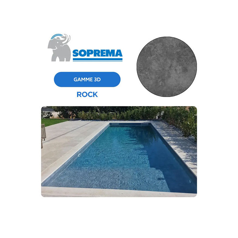 Liner PVC armé SOPREMAPOOL 3D 180/100e