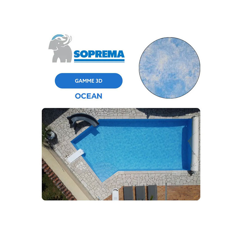 Liner PVC armé SOPREMAPOOL 3D 180/100e