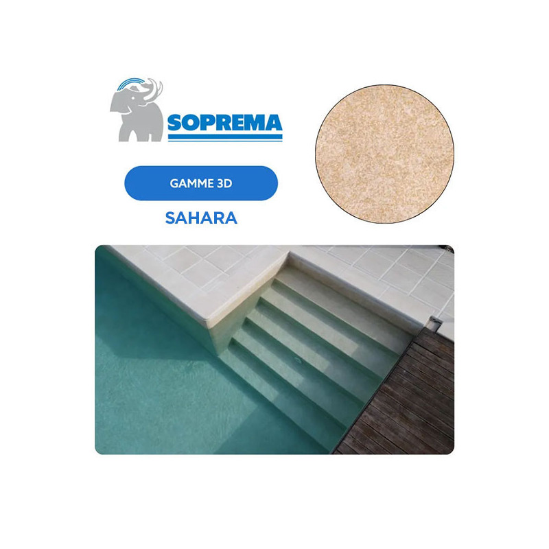 Liner PVC armé SOPREMAPOOL 3D 180/100e