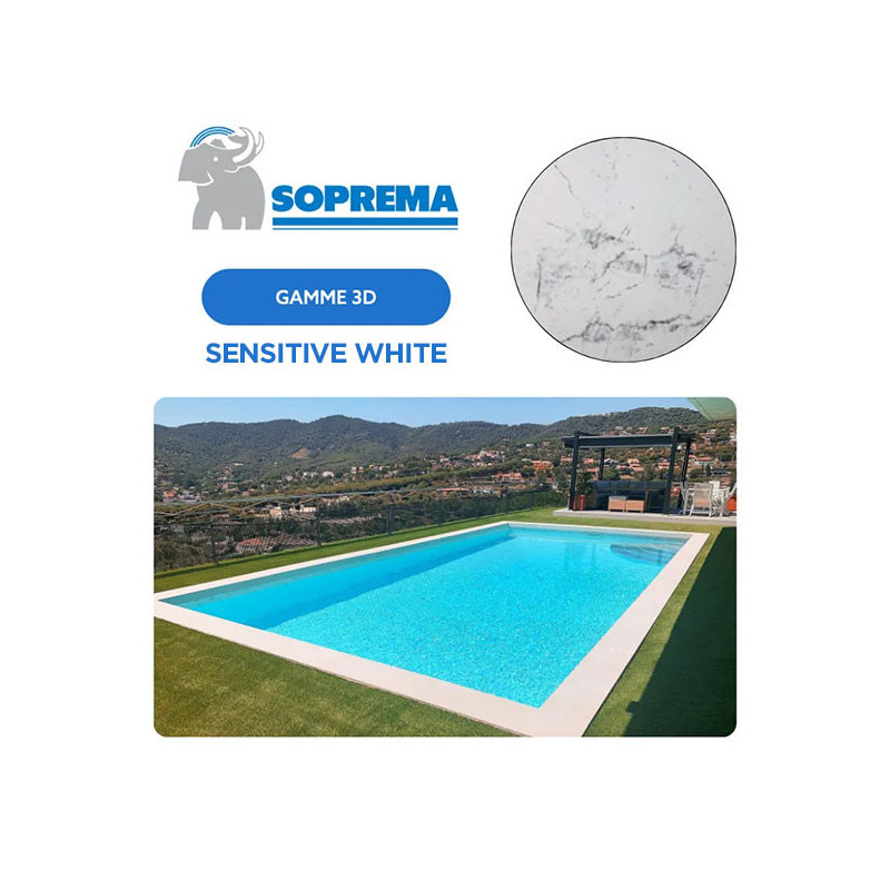 Liner PVC armé SOPREMAPOOL 3D 180/100e