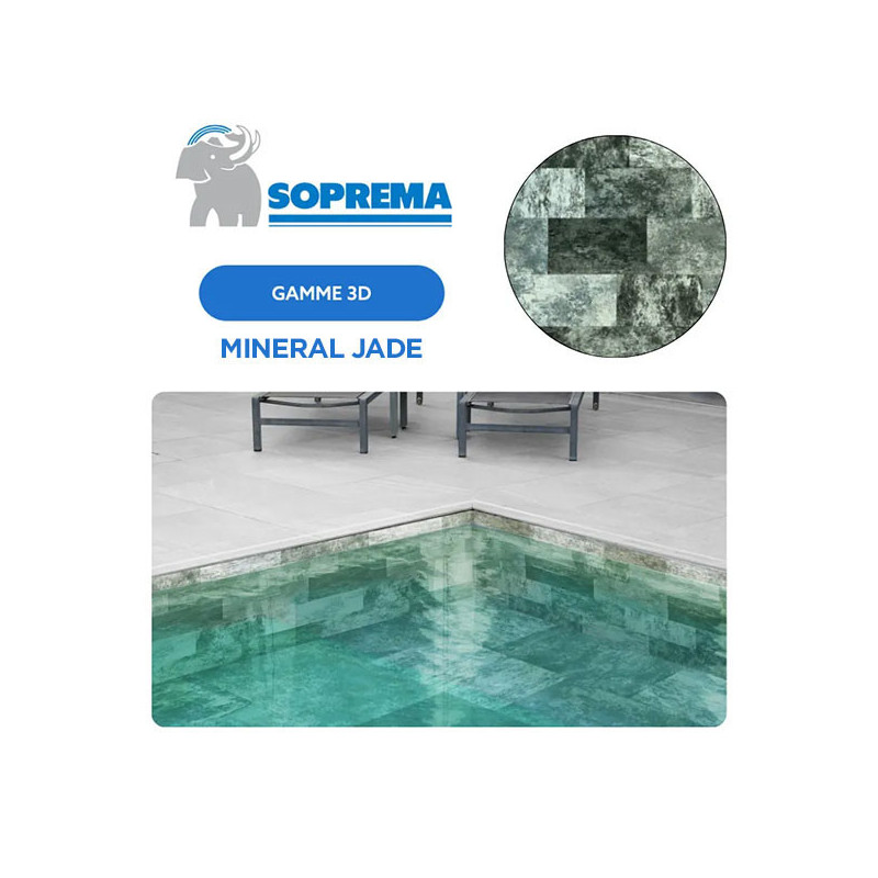 Liner PVC armé SOPREMAPOOL 3D 180/100e