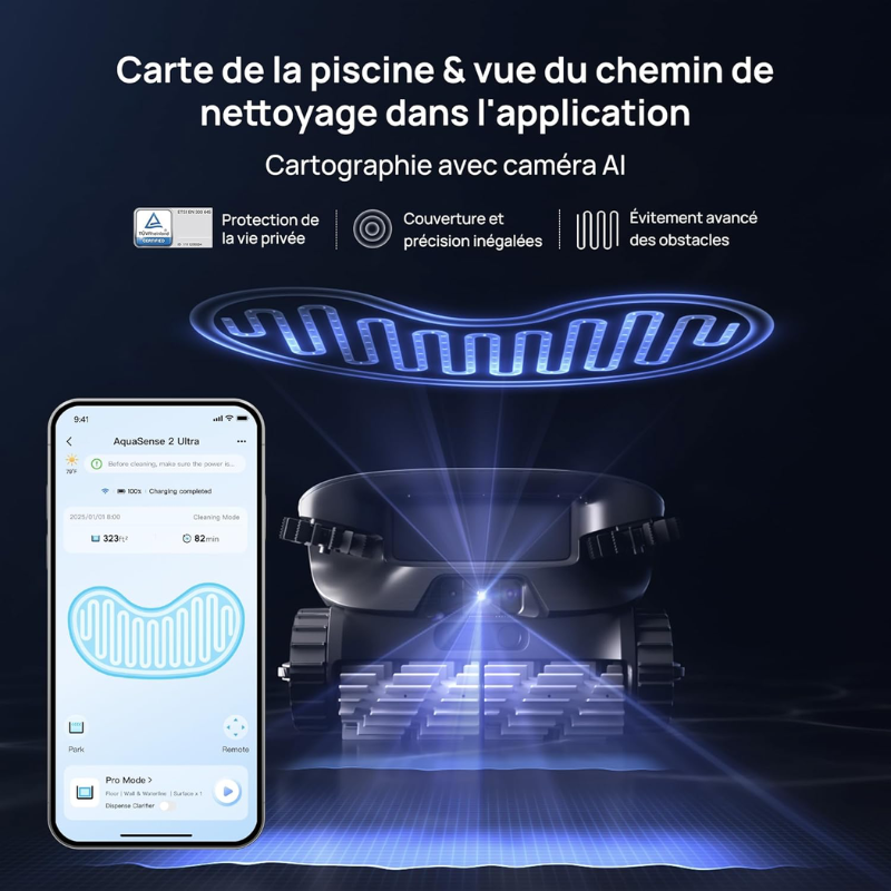 Robot de piscine sans fil Beatbot - Aquasense 2 Ultra