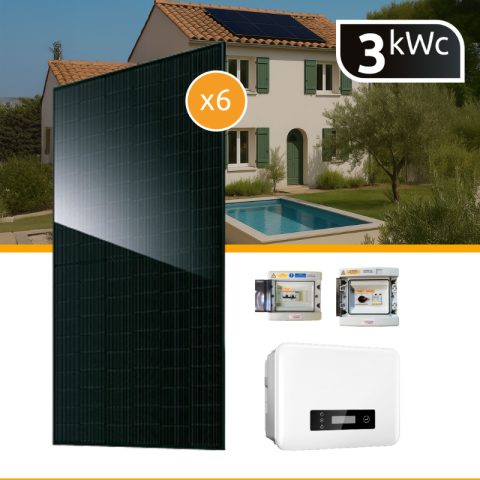 Kit Photovoltaïque ApolloHub pour piscine - 3 kWc