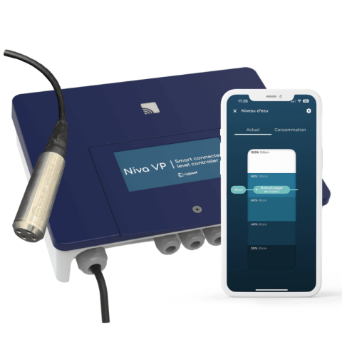 Régulateur de niveau pour piscine à débordement CCEI Niva VP