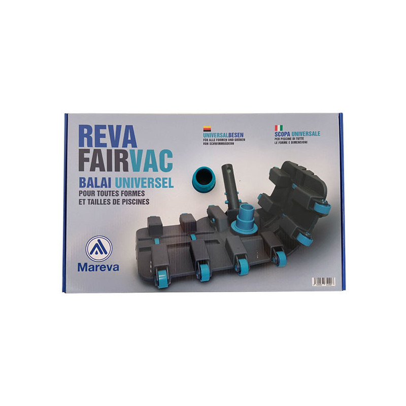 Tête de balai Reva Fairvac - piscine liner et béton