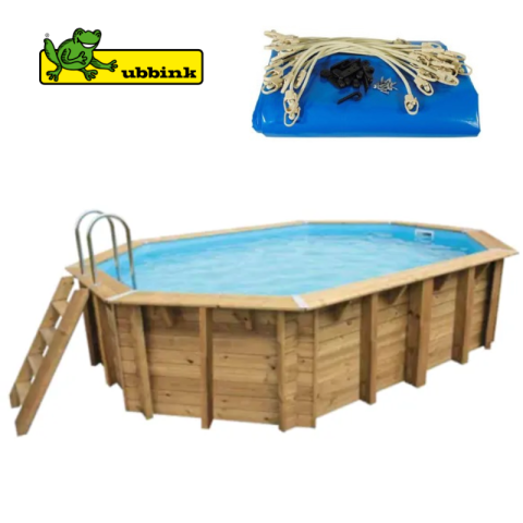 Bâche d'hivernage et de sécurité Ubbink 550g - Azura 355 x 490