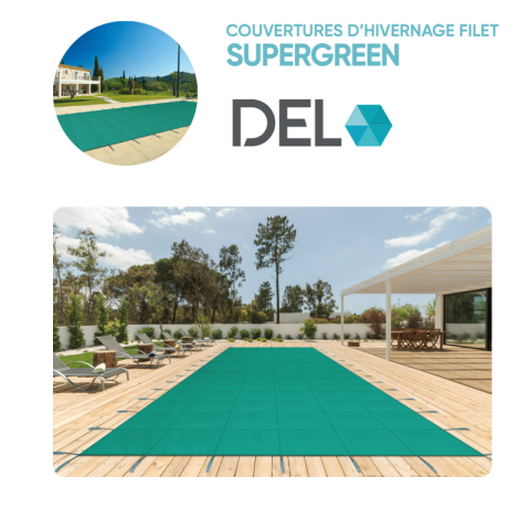 Couverture d'hivernage DEL filet Supergreen