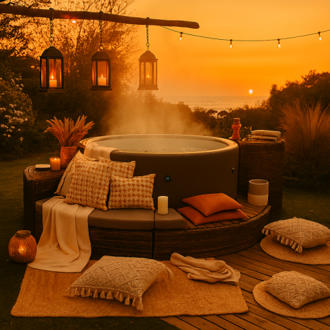 Netspa Vita Premium spa portable avec mobilier