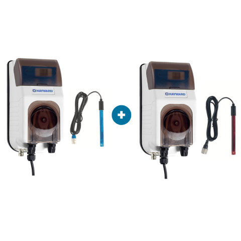 Pack pompe doseuse de régulation Hayward Pool pH et Pool Rx