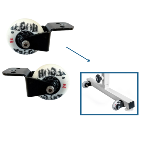 Paire de roulettes Aquaness pour aquabike