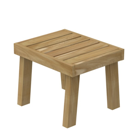 Banc d'assise en bois Holl's pour saunas
