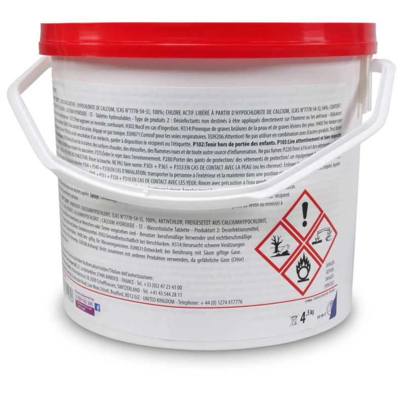 Hypochlorite de calcium HTH Stick désinfection régulière