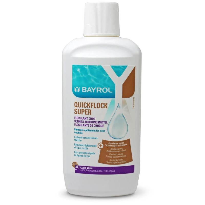 Floculant liquide Bayrol Quickflock Super effet clarifiant