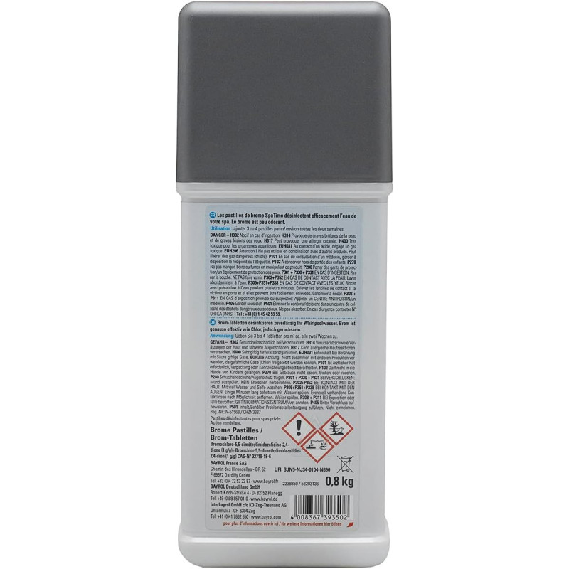 Brome spa Bayrol SpaTime pastilles 20 g. - 0,8 kg