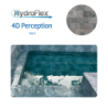 Liner PVC armé Hydroflex supérieur verni 4D Perception 150/100e