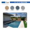 Liner PVC armé 180/100ème ELBE Solid Stone