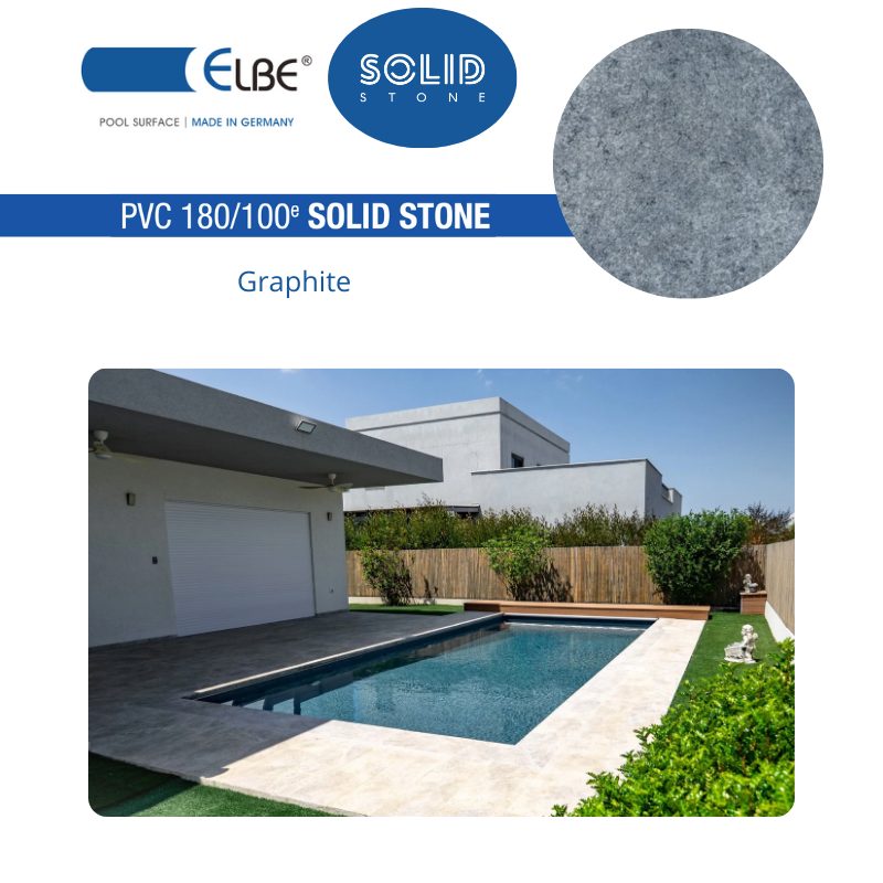 Liner PVC armé 180/100ème ELBE Solid Stone