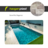 Liner PVC armé 150/100ème Haogenplast StoneTile