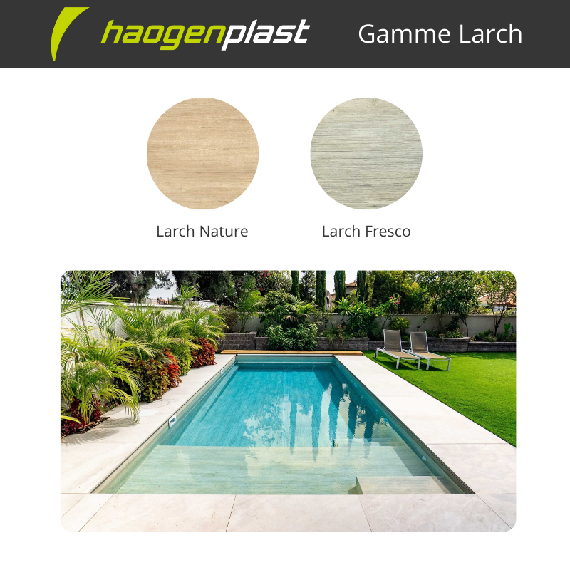 Liner PVC armé 150/100ème Haogenplast Larch