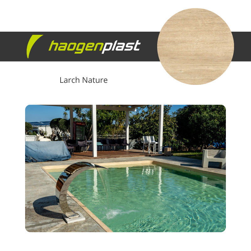 Liner PVC armé 150/100ème Haogenplast Larch