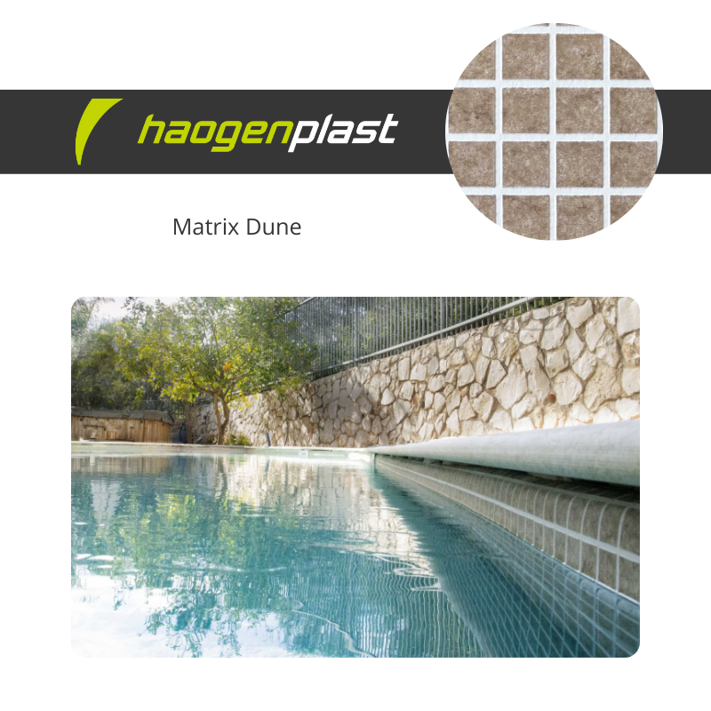 Liner PVC armé 150/100ème Haogenplast Matrix