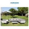 Salon de jardin HORIZON Hemisphère Editions
